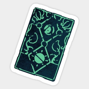 Blacklight Inscryption card Sticker